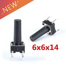 40PCS Touch Switch 6x6x14MM 4PIN Tactile Tact Micro Switch Touch Button