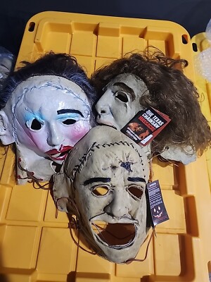 Trick Or Treat Studios The Texas Chainsaw Massacre Leatherface  LOT of 3 L@@k 