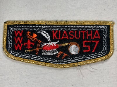 Kiasutha OA Lodge 57 GMY cb S2 Flap Boy Scout Patch