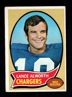 1970 Topps #240 Lance Alworth San Diego Chargers HOF VG-EX