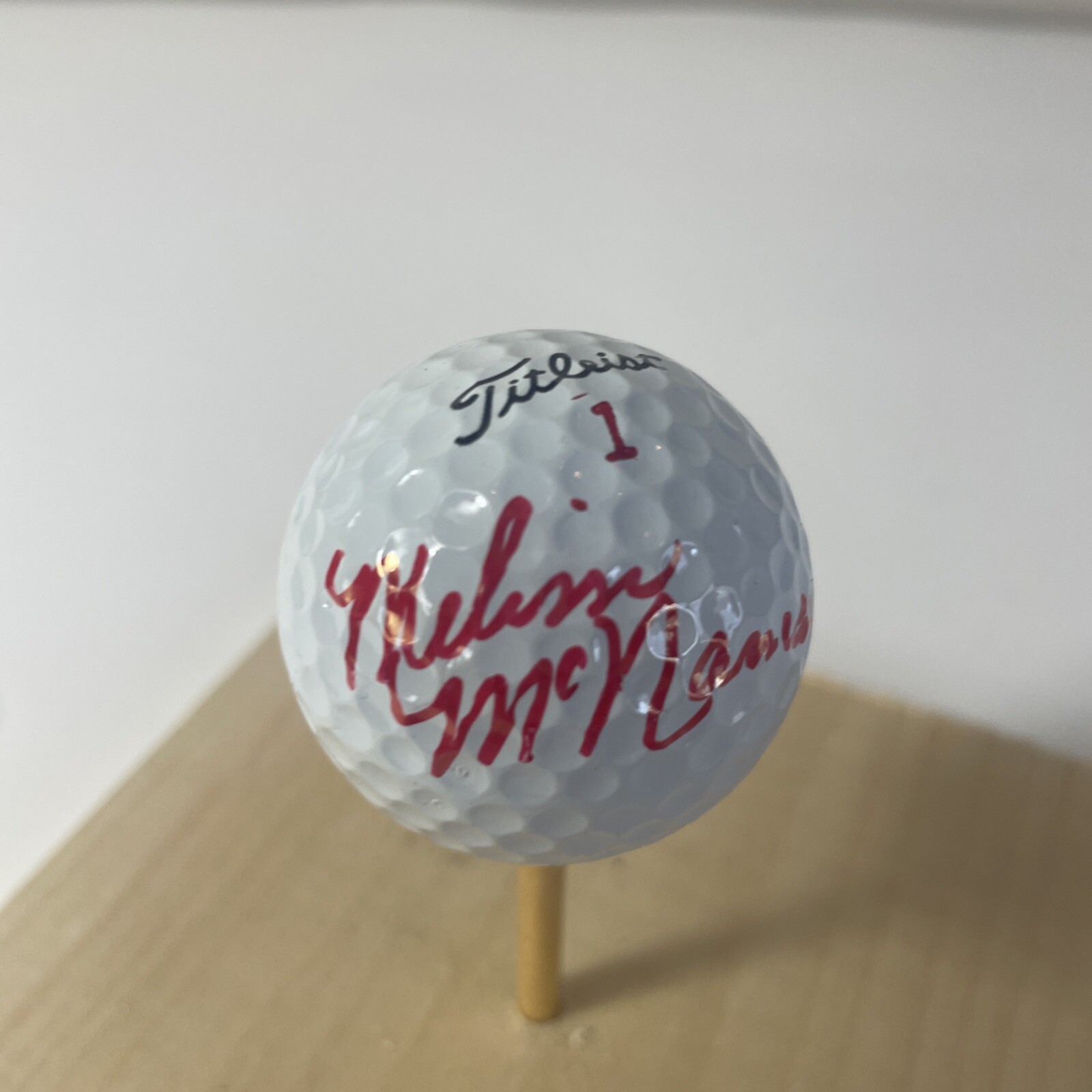 Autographed Golf Ball eBay