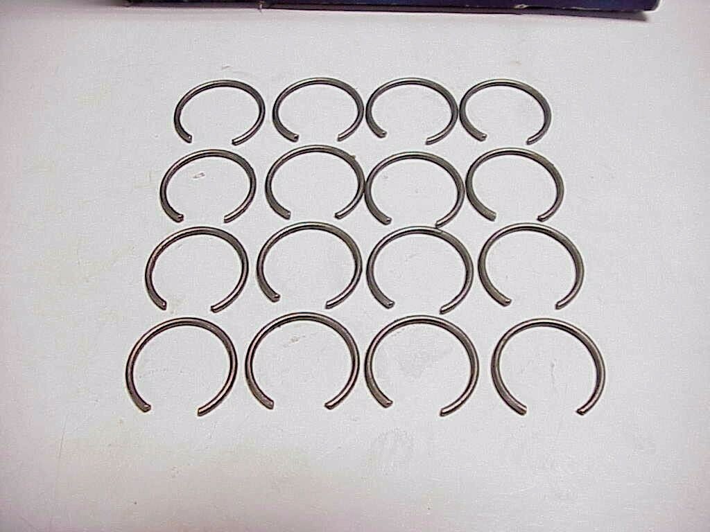 16 NEW Piston Wrist Pin Retainer Wire Locks Circlips .826" x .066