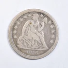 1856 SEATED LIBERTY DIME ~ NICE ORIGINAL VF+!  INV#2