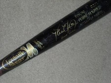 Pedro Alvarez H&B M9 Maple Game Used Signed Bat 2012 Pittsburgh Pirates