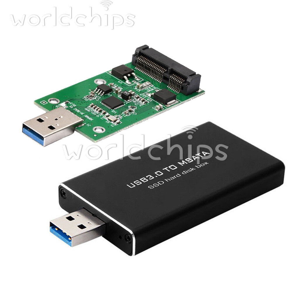 USB To mSATA SSD Mini PCIE External Converter Data Adapter