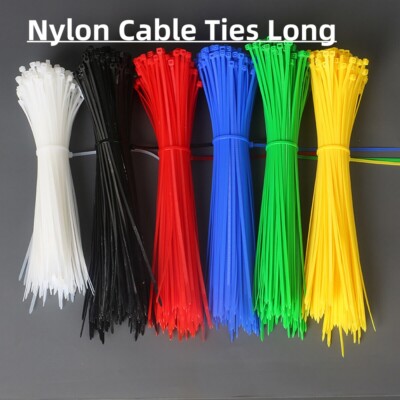 Nylon Cable Ties Long And Wide Extra Large Zip Ties Wrap Extra Heavy Duty Ties