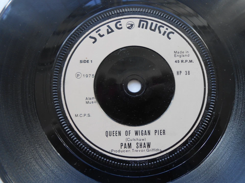 Pam Shaw - Queen Of Wigan Pier / My Mother's Eyes 7" Vinyl RARE Foto 3 de 3