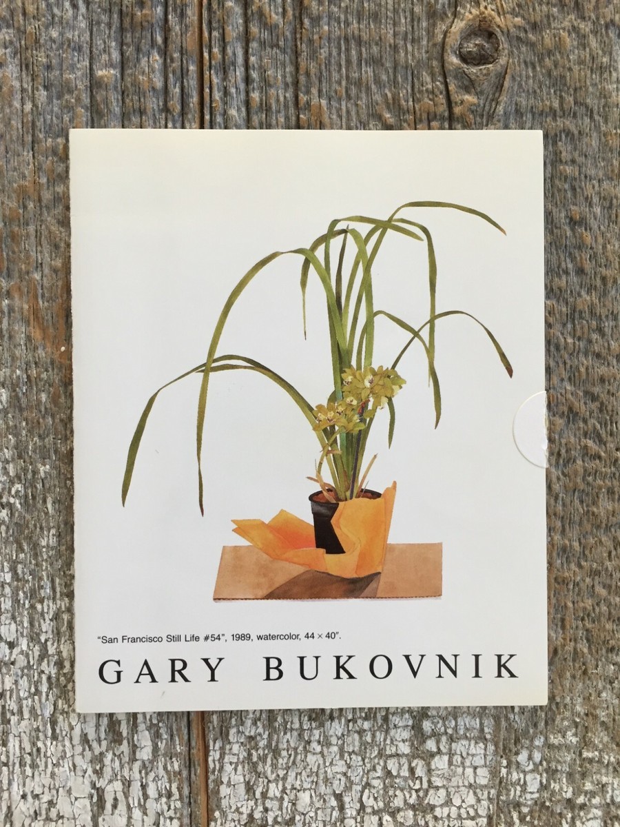 SIGNED - FLOWERS by Gary Bukovnik : Watercolors and Monotypes