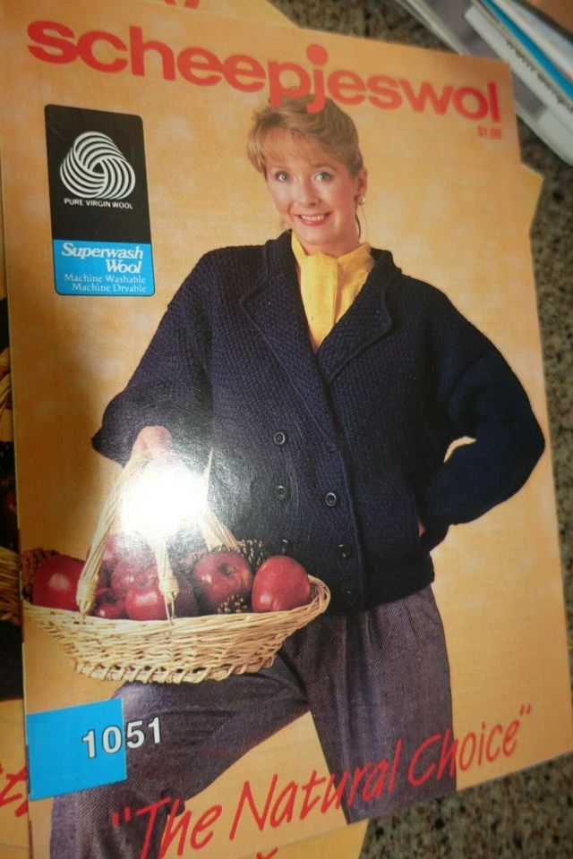 Scheepjeswol Knitting Pattern Leaflet 1051Jackets Sweaters  - Image 3 of 4