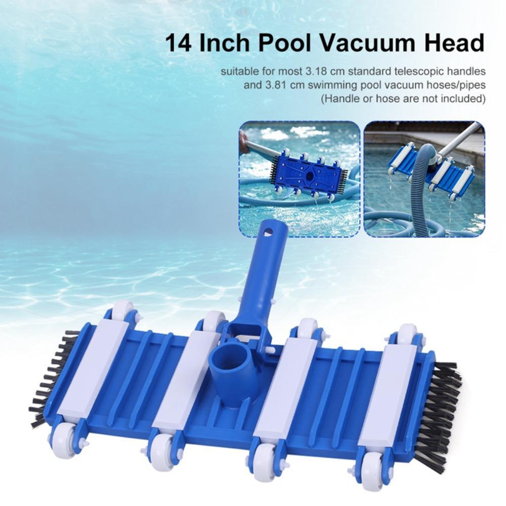 Vacuum Head 14" Swimming Pool Cleaning Equipment Outdoor SPA Pool Cleaner Tool
