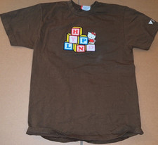 Hello Kitty Hyplnd Toy Blocks Top T-Shirt size large pre-owned
