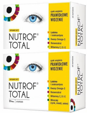 2x Nutrof Total THEA  x60 Nahrungsergänzungsmittel für gesunde Augen