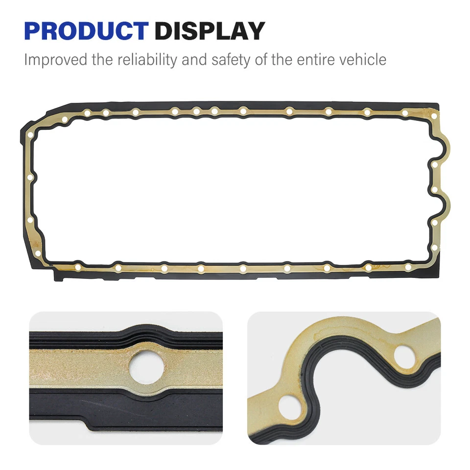 Conjunto de vedação de refrigerador de motor junta de panela de óleo com para BMW M135i 335i 435i 535i X5 X6 N55 - Imagem 4 de 4