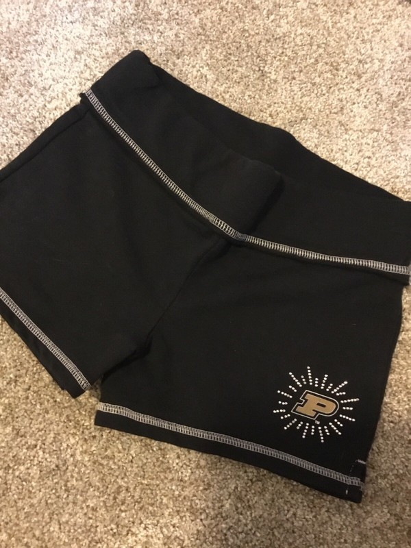 girls purdue boilermakers shorts size 10 excellent condition