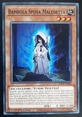VERFLUCHTE BRAUTPUPPE auf Italienisch AGOV-IT026 Gemeinde YUGIOH