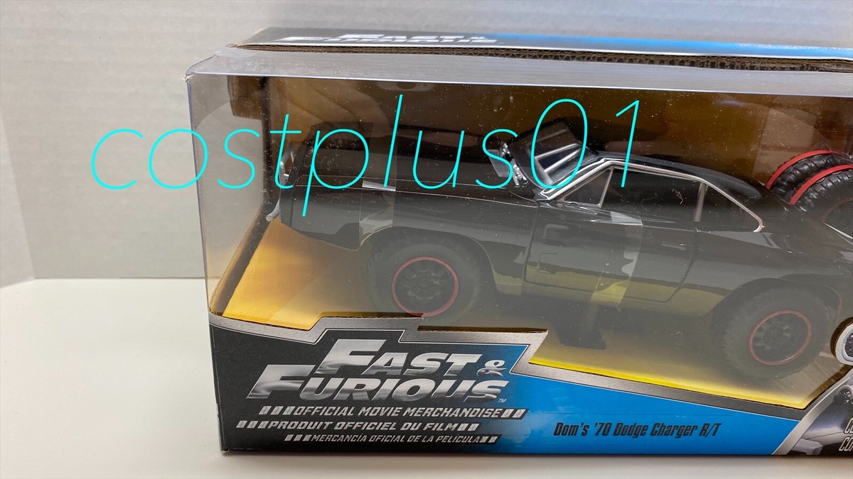 JADA FAST & FURIOUS DOM'S 1970 DODGE CHARGER RT 1:24 BLACK