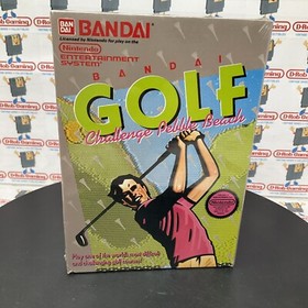 Bandai Golf Pebble Beach Challenge New Sealed VGA WATA CGC Nintendo NES Pink SOQ