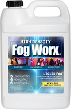 FogWorx Extreme High Density Fog Juice Gallon - Long Lasting, High Output, Odorl