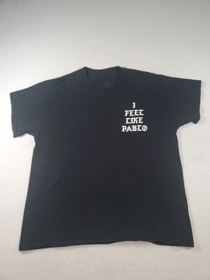 KANYE WEST I Feel Like Pablo Concert  T-Shirt  Words We On An Ultra Light Beam 