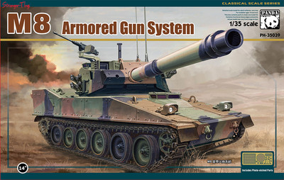 Panda Models 1/35 M8 Armoured Gun System Modellbausatz