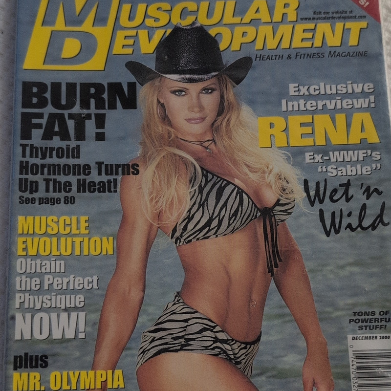 Muscular Development Magazine Dec 2000 Rena Mero Cover Illustrated