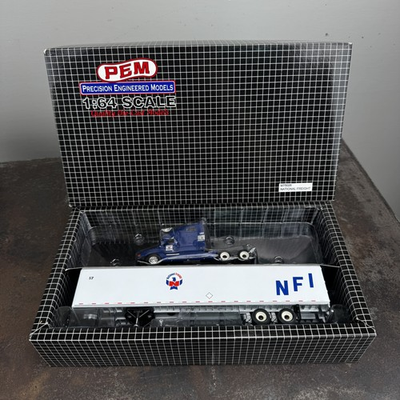 #ad PEM National Freight NFI 1 64 Diecast Freightliner Truck amp; Trailer M75026 $58.95