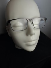 Foster Grant Design Optics Matte Black Silver Accent Frames LO0724 53-17-145 Exc