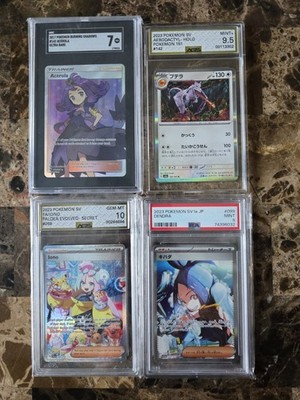 Pokemon TCG lot Fullart Trainer PSA SGC AGS Acerola Iono Dendra