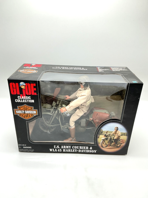 Hasbro GI Joe Harley Davidson Motorcycles U.S. ARMY COURIER & WLA