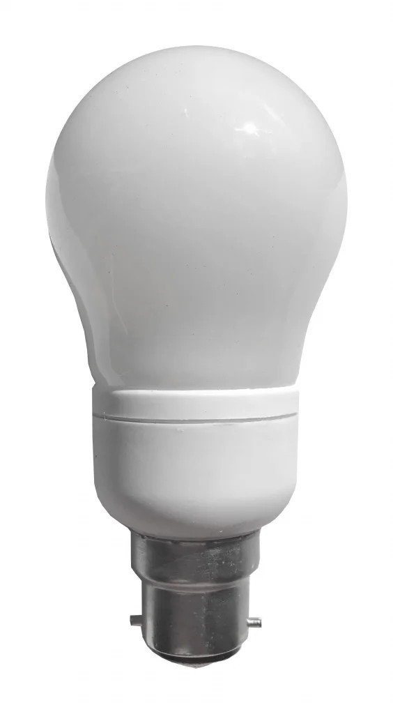 9w Fluorescent GLS Non Dimmable 2700K B22 470lm =40w Prolite GLS/9W/BC/2700K