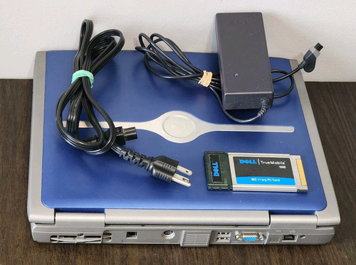 Vintage DELL INSPIRON 1100 PP07L w/Power Cord + PC Card 256MB Needs Updating - Picture 2 of 22