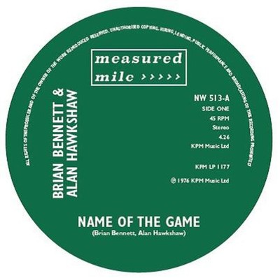 Brian Bennett / Dave - Name Of The Game - Vinyl Record 7 - G11501z