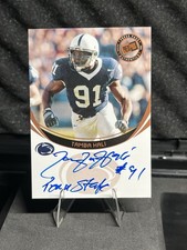 Press Pass 2006 Autographs Tamba Hali Bronze Rookie Penn State Football Card. rookie card picture