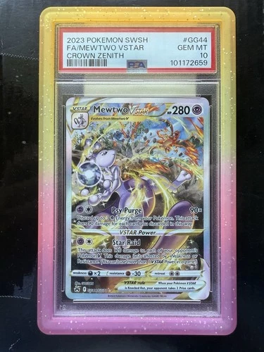 Pokemon Mewtwo VSTAR GG44/GG70 Crown Zenith Ultra Rare Holo PSA 10