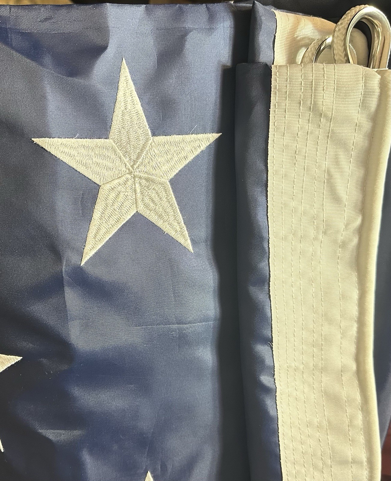 New 10 X 15 ft American US Flag Sewn Stars Stripes Outdoor Nylon USA MADE