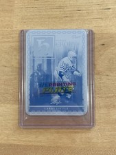 Larry Little 2025 Leaf Eclectic Football Signature Series 1/1 Printing Plate