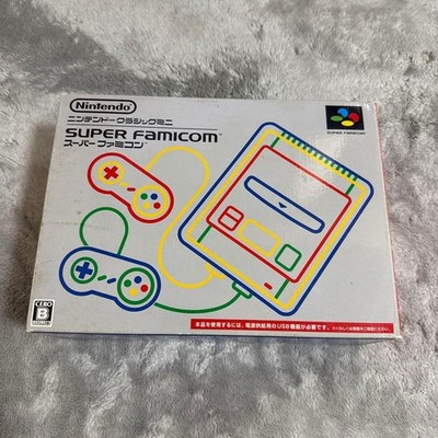 Nintendo Classic Mini Super Famicom Gray Console SNES SFC Tested Boxed
