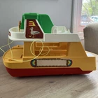 Vintage Fisher-Price Little People Ferry Boat 932 Toy 1978 Yellow & Green