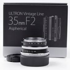 Voigtlander ULTRON Vintage Line 35mm F2 Aspherical VM Black [Top Mint] #9215LJ