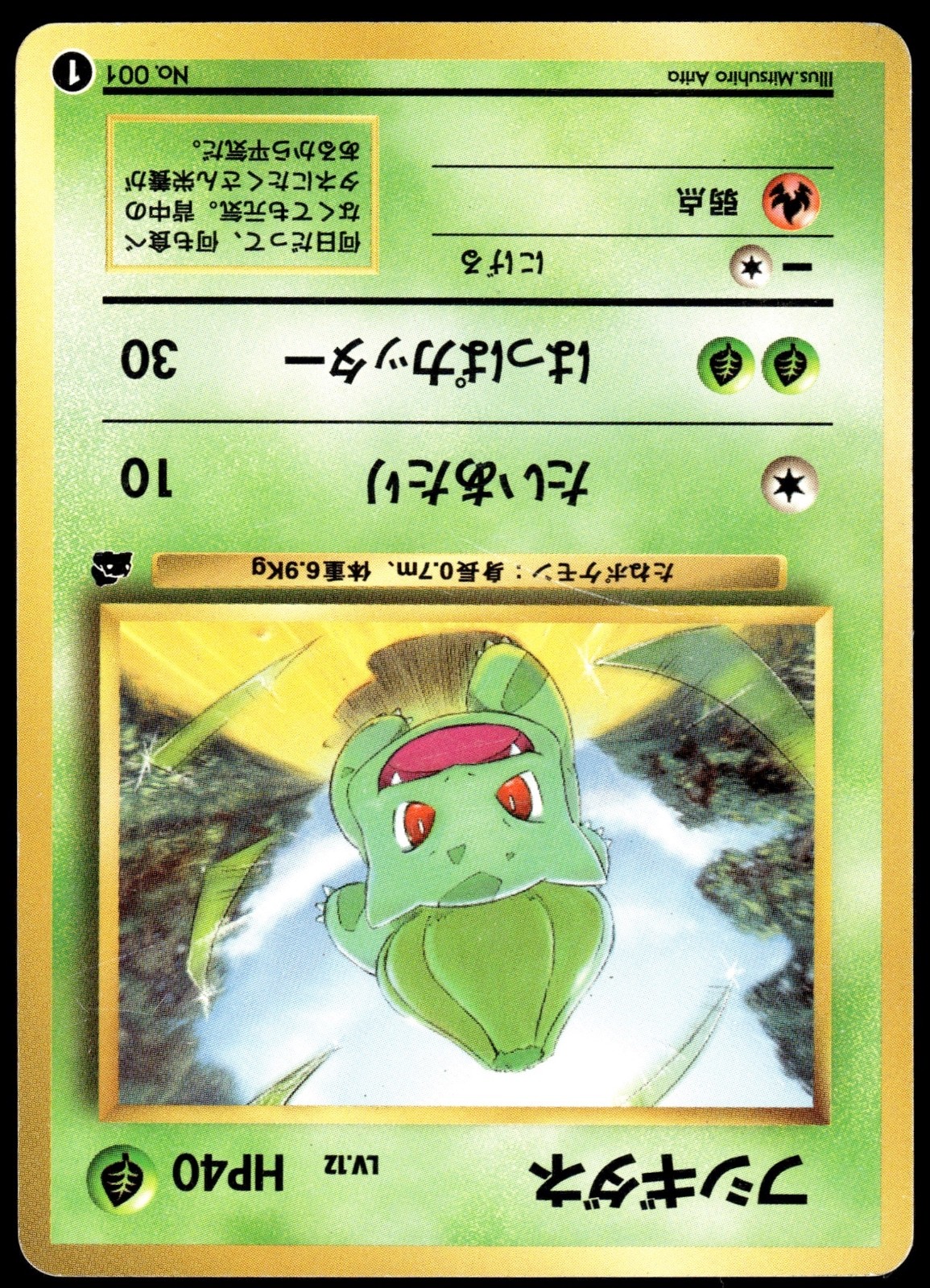 Japanese Pokemon Bulbasaur - 1 Intro Pack (Bulbasaur) MP