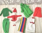 Barbie Handmade Doll Clothes Lot Crochet Knit Outfits Assorted Vintage 1960s