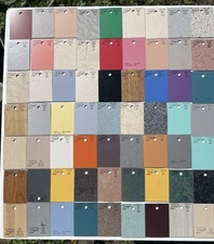 Vintage Formica 100 pcs Sample Color Tile Blocks Patterns Finish all different