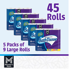 Member's Mark Ultra Premium 2-Ply Toilet Paper 45 rolls 235 sheets Roll