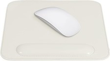 Londo Leather Mouse Pad with Wrist Rest   Ergonomic Support, Non-Slip Base