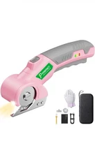 Powpact Cordless Heavy Duty Electric Scissors  With Case And Extra Blades NEW!!!