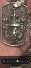 Vintage 3D Lions Crest Necklace English Laundry Collection Sterling Silver — photo 3