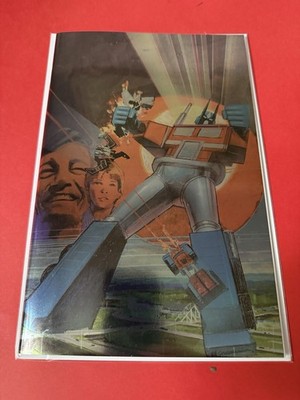 Transformers 40th Anniversary #1 Sienkiewicz NYCC Virgin Foil Ltd To 1000 & COA.