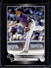 2022 Topps Update Jhoulys Chacin Black #/71 Rockies