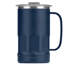 ORCA Stein Navy Blue 28oz Stainless Steel Insulated Mug Tumbler w/ Handle & Lid