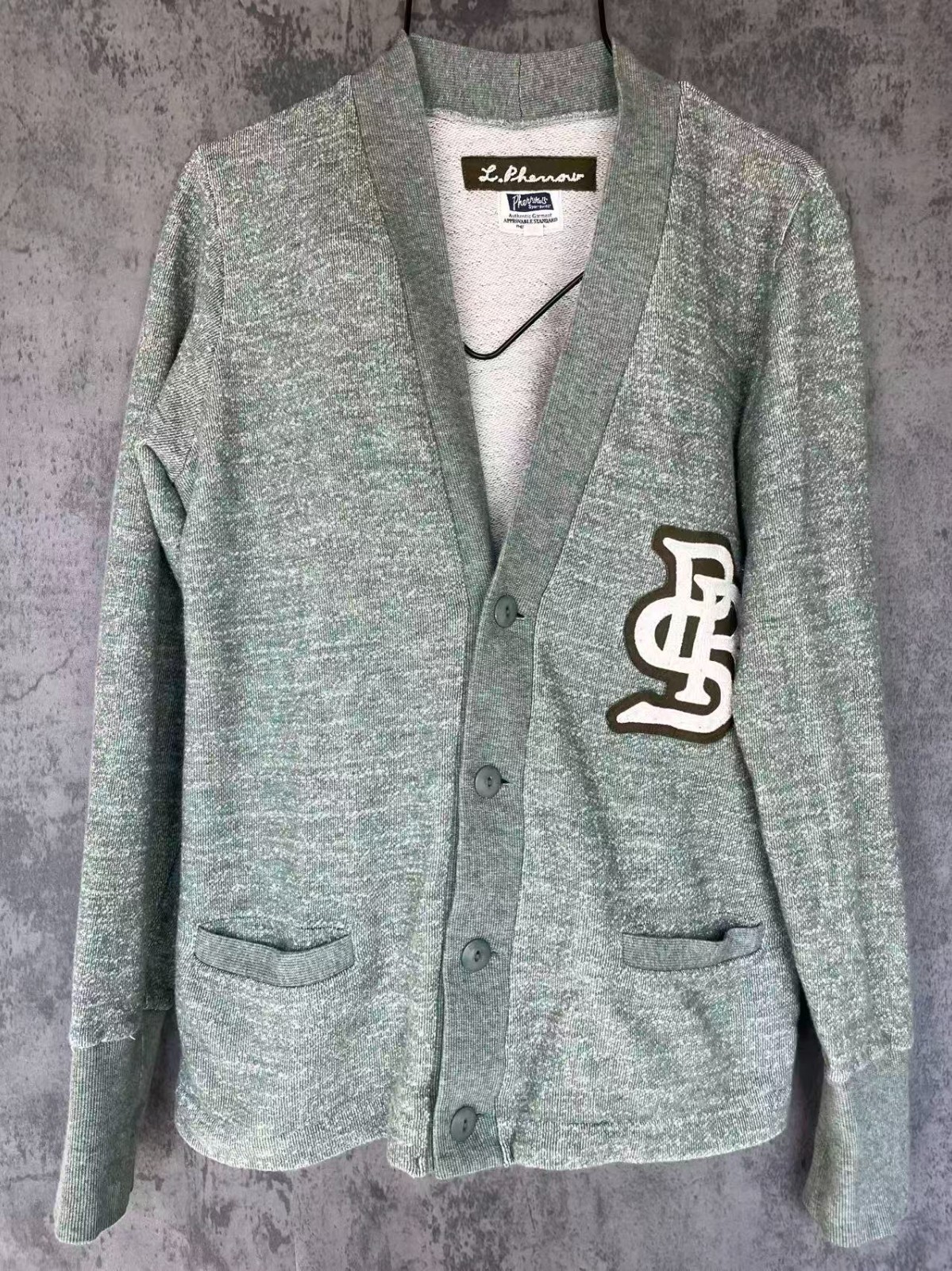 Pherrow's Varsity Chenille Letter Patch Knit Card… - image 2